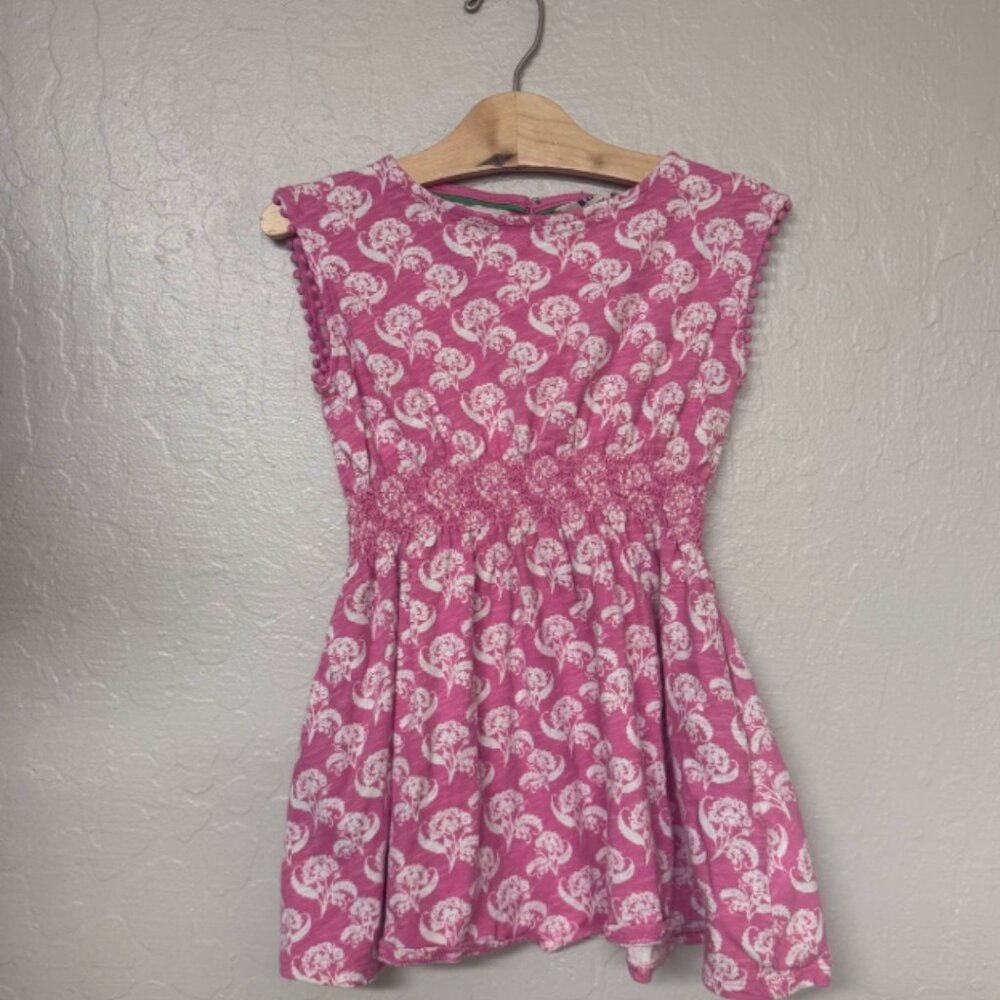 $23 ADD ON mini boden floral smocked print dress 6-7Y